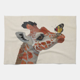 GIRAFFE & BUTTERFLY KÖKSHANDDUK