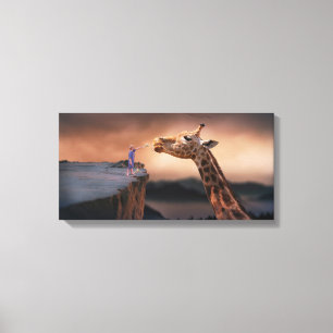 Giraffe Canvastryck
