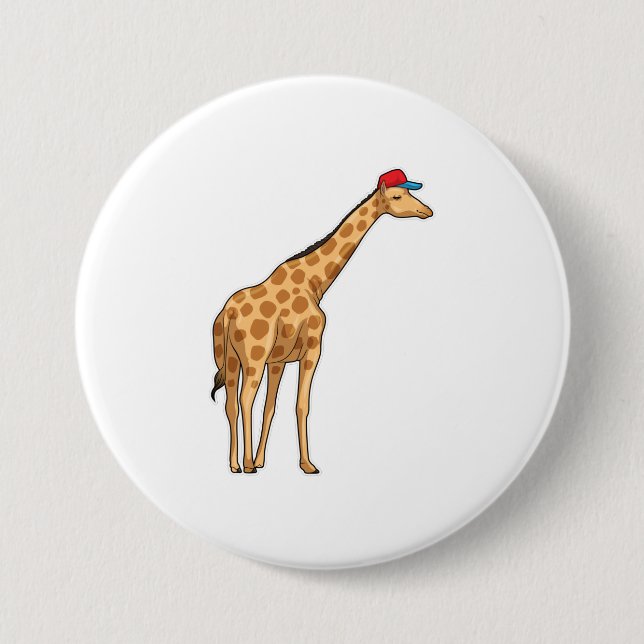 Giraffe Cap Knapp (Framsida)