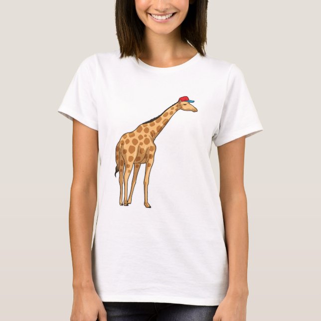 Giraffe Cap T Shirt (Framsida)