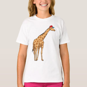 Giraffe Cap T Shirt