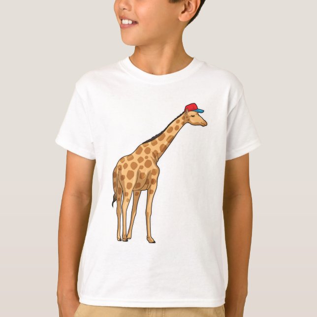 Giraffe Cap T Shirt (Framsida)