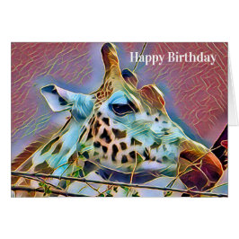 GIRAFFE CARD HÄLSNINGSKORT