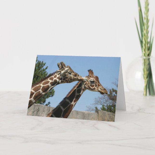 Giraffe Card Kort (Framsida)