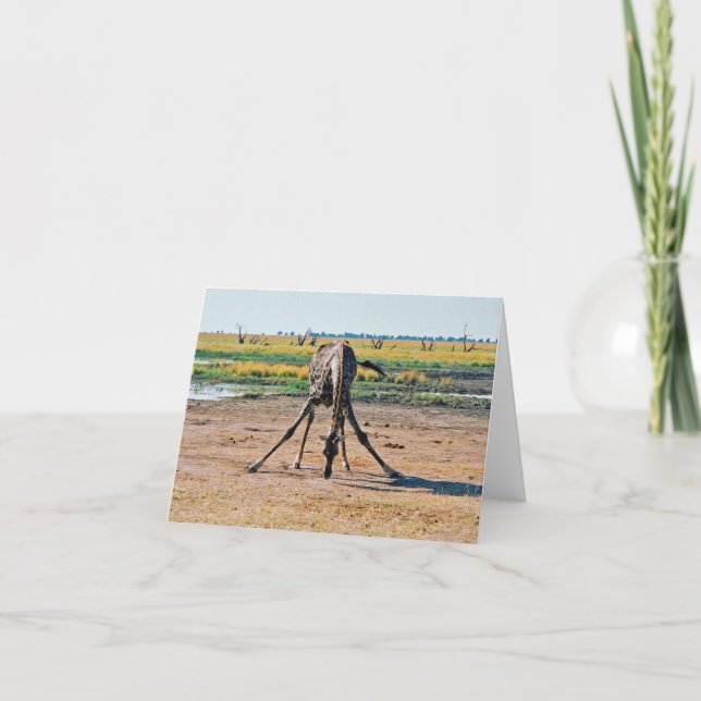 Giraffe Card Kort (Framsida)