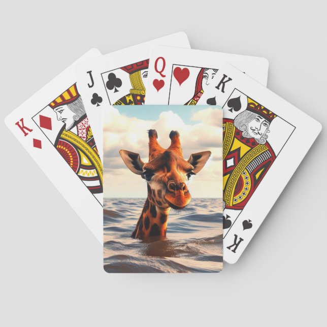 Giraffe Casinokort (Baksidan)