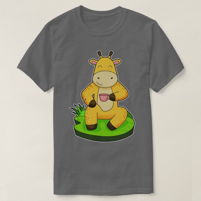 Giraffe Coffee Kopp 1 T Shirt (Design framsida)