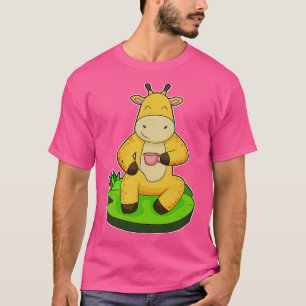 Giraffe Coffee Kopp T Shirt