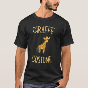 Giraffe Costume Tallest Animal Long Nacke Zoo T Shirt