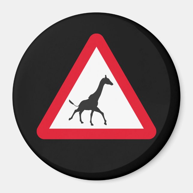 Giraffe Crossing! Magnet (Framsidan)