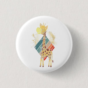 Giraffe Cute Hug Button   SPECIELL FÖR BARN Knapp