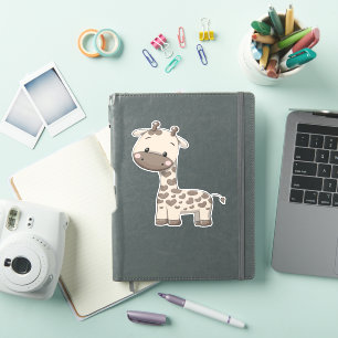 Giraffe Cute Kawaii Tecknad Klistermärken