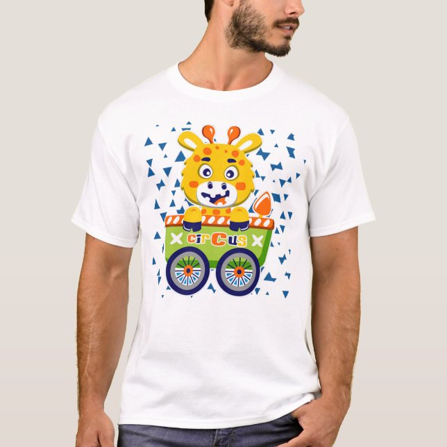 Giraffe cute t shirt (Framsida)