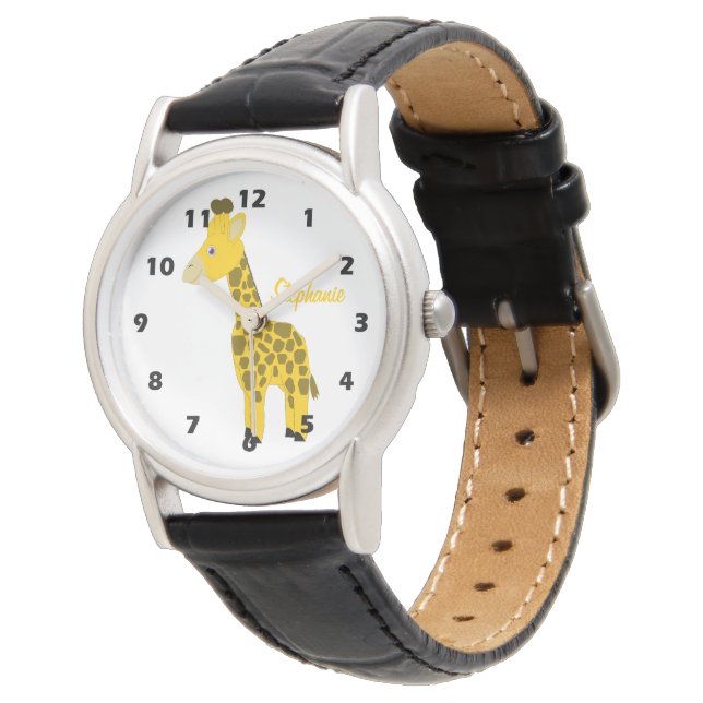 Giraffe Design Armbandsur (Vinklad)