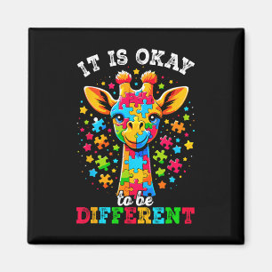 Giraffe, det är okej att vara annorlunda autismmed magnet