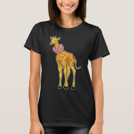 Giraffe Donut T Shirt