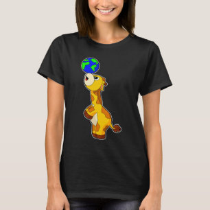 Giraffe Earth T Shirt