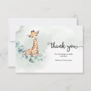 Giraffe eucalyptus greenery wandegenus neutral tack kort