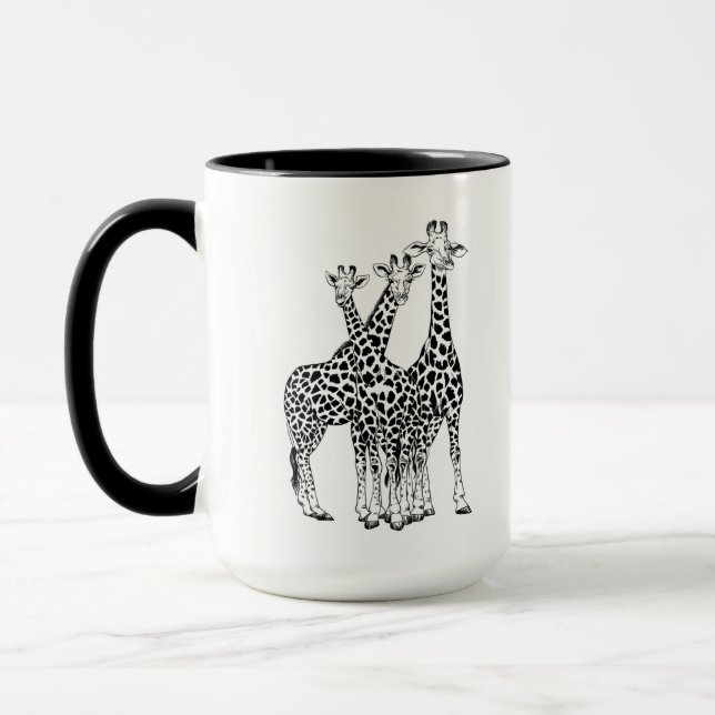 Giraffe-familjen Mugg (Vänster)