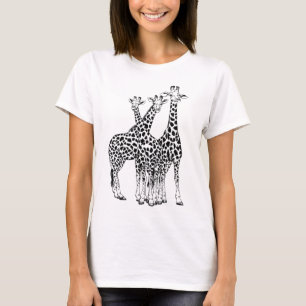 Giraffe-familjen T Shirt