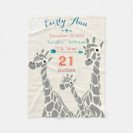 Giraffe Family Flicka Stats Birth Record Fleecefilt