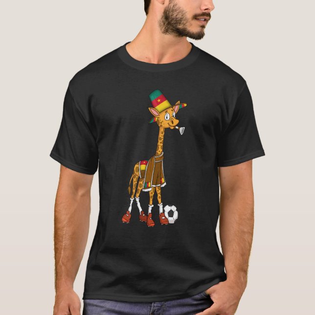 Giraffe Fan Cameroon T Shirt (Framsida)