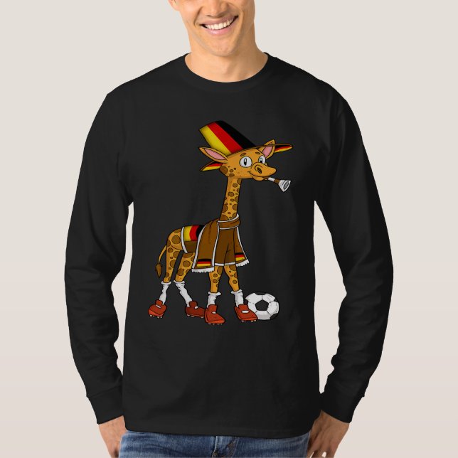 Giraffe Fan Germany T Shirt (Framsida)