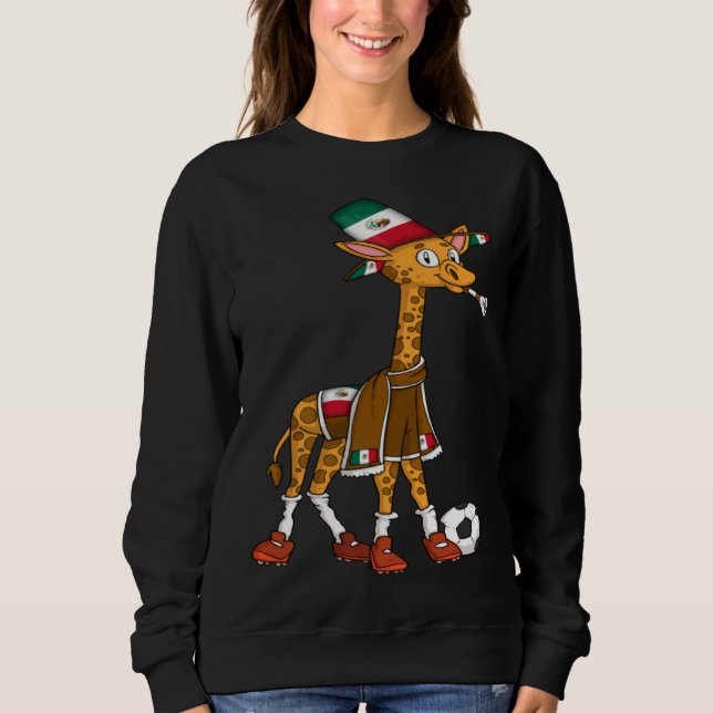 Giraffe Fan Mexico T Shirt (Framsida)