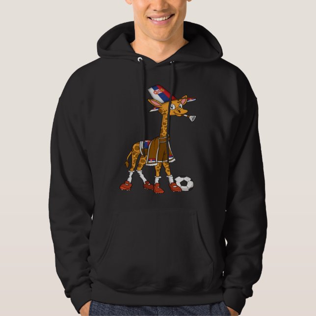 Giraffe Fan Serbia Hoodie (Framsida)
