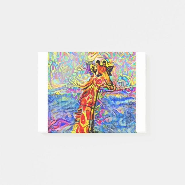 Giraffe Fantasy Post-it Block (Framsida)