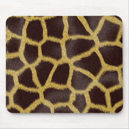 Giraffe Faux Päls Mouse Pad Musmatta