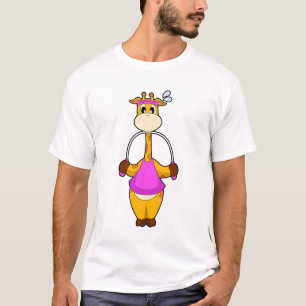 Giraffe Fitness Rope T Shirt