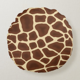 Giraffe Flecken Druck Rund Kudde