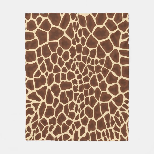 Giraffe Flecken Fleecefilt (Framsidan)