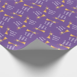 Giraffe Födelsedagsfest Presentpapper