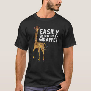 Giraffe För manar Women Kids Tonåringars Giraffe 3 T Shirt