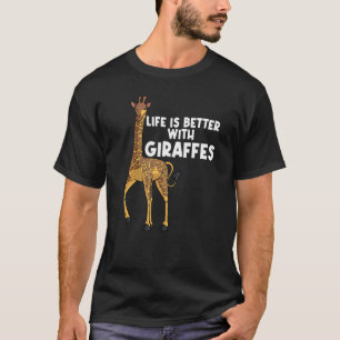 Giraffe För manar Women Kids Tonåringars Giraffe T Shirt