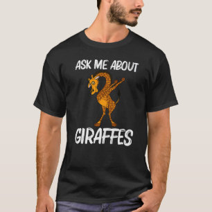 Giraffe För manar Women Safari Vild Zoo Animal T Shirt