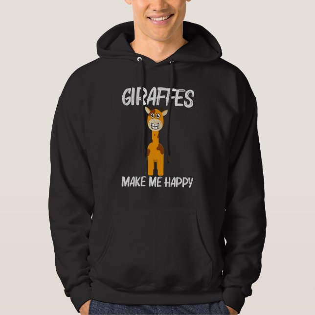 Giraffe For Men Women Safari Wildlife Animal 1 Hoodie (Framsida)