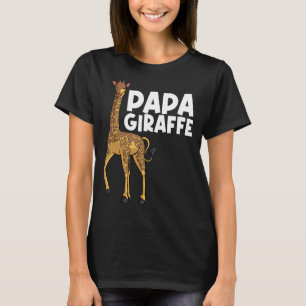 Giraffe for Pappa Grandpa Manar Giraffe Animal T Shirt