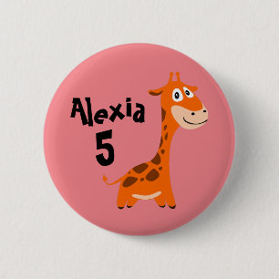 Giraffe for Safari Party Birthday Butge Knapp