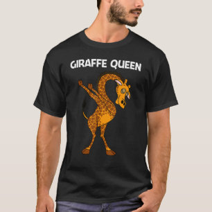 Giraffe for Women Mamma Safari Vild Zoo Animal T Shirt