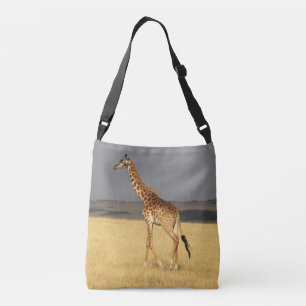 Giraffe fullt body Afrika African Animals Axelväska