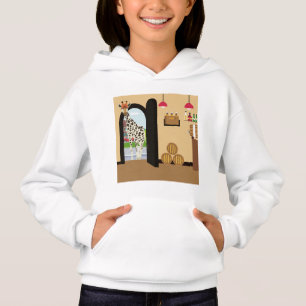 Giraffe går in i pub t shirt