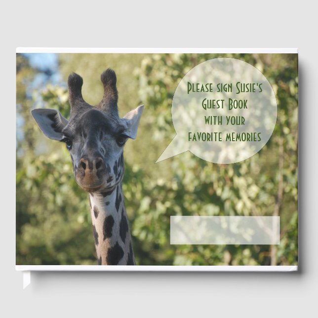 Giraffe Gästböcker (Framsida)