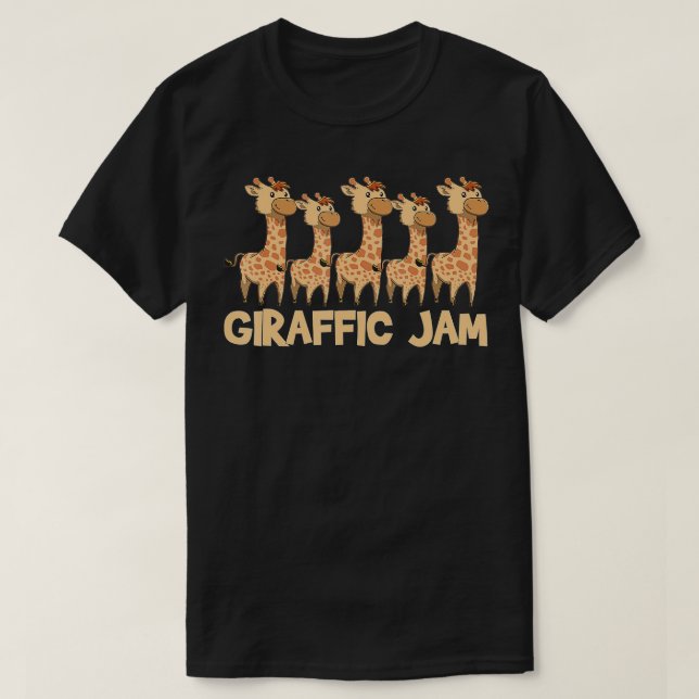 Giraffe Giraffic Sylt Funny Pun Cute T Shirt (Design framsida)