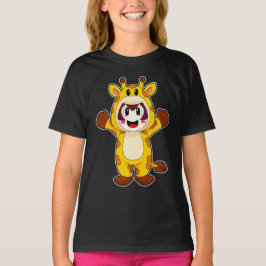 Giraffe Girl Costume T Shirt