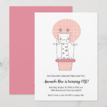 Giraffe Girl First Birthday