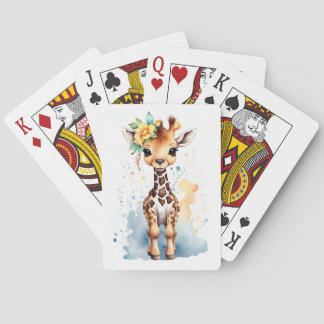 "Giraffe Glee-spelkort - där jag spelar Casinokort