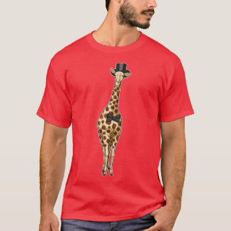 Giraffe Groom Ribbon Bröllop T Shirt